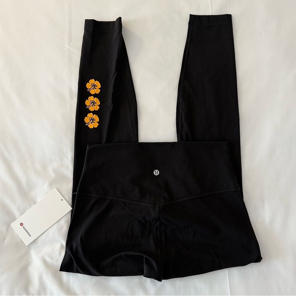 Lululemon Align Leggings 28" Hibiscus Hawaii Exclusive Size 10 Women W5CTES NWT